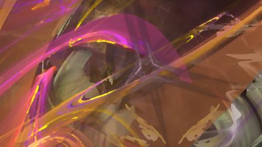 Fantezi kaotik renkli fraktal desen. Soyut Fraktal şekiller. 3D render resimde arka plan veya duvar kağıdı