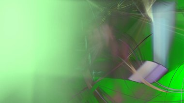 Fantezi kaotik renkli fraktal desen. Soyut Fraktal şekiller. 3D render resimde arka plan veya duvar kağıdı