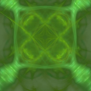 Fantezi kaotik renkli fraktal desen. Soyut Fraktal şekiller. 3D render resimde arka plan veya duvar kağıdı