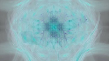 Fantezi kaotik renkli fraktal desen. Soyut Fraktal şekiller. 3D render resimde arka plan veya duvar kağıdı