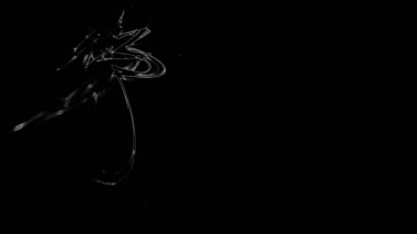 Fantezi kaotik renkli fraktal desen. Soyut Fraktal şekiller. 3D render resimde arka plan veya duvar kağıdı