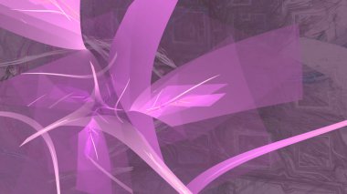 Fantezi kaotik renkli fraktal desen. Soyut Fraktal şekiller. 3D render resimde arka plan veya duvar kağıdı