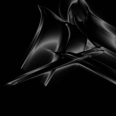 Fantezi kaotik renkli fraktal desen. Soyut Fraktal şekiller. 3D render resimde arka plan veya duvar kağıdı