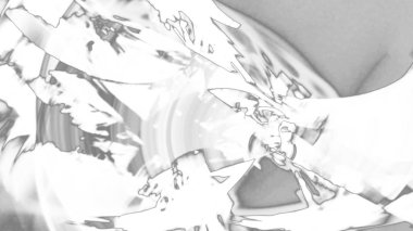 Fantezi kaotik renkli fraktal desen. Soyut Fraktal şekiller. 3D render resimde arka plan veya duvar kağıdı