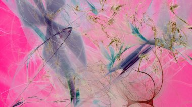 Fantezi kaotik renkli fraktal desen. Soyut Fraktal şekiller. 3D render resimde arka plan veya duvar kağıdı