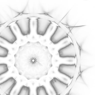 Fantezi kaotik renkli fraktal desen. Soyut Fraktal şekiller. 3D render resimde arka plan veya duvar kağıdı