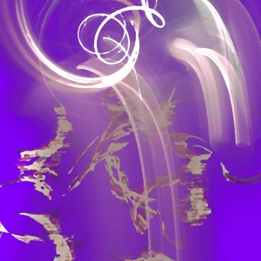 Fantezi kaotik renkli fraktal desen. Soyut Fraktal şekiller. 3D render resimde arka plan veya duvar kağıdı