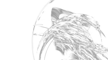 Fantezi kaotik renkli fraktal desen. Soyut Fraktal şekiller. 3D render resimde arka plan veya duvar kağıdı