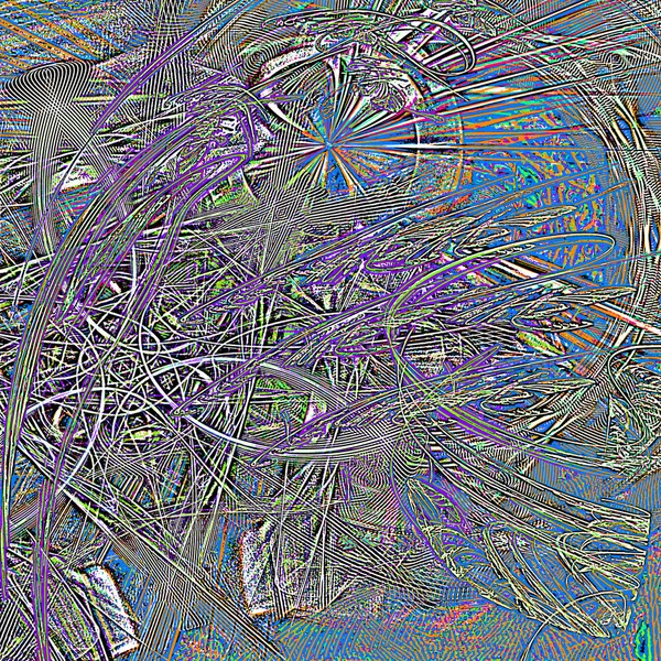 Fantasie chaotische kleurrijke fractale patroon. Abstracte fractale vormen. 3D rendering afbeelding achtergrond of behang — Stockfoto