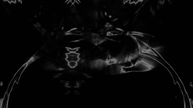 Fantezi kaotik renkli fraktal desen. Soyut Fraktal şekiller. 3D render resimde arka plan veya duvar kağıdı