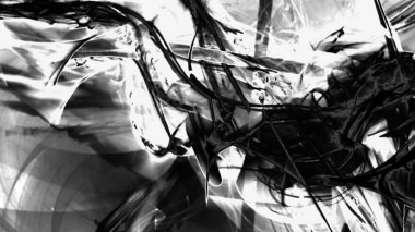 Fantezi kaotik renkli fraktal desen. Soyut Fraktal şekiller. 3D render resimde arka plan veya duvar kağıdı