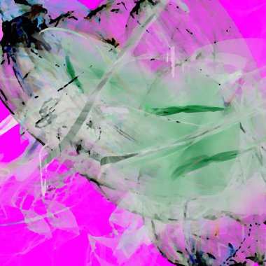 Fantezi kaotik renkli fraktal desen. Soyut Fraktal şekiller. 3D render resimde arka plan veya duvar kağıdı