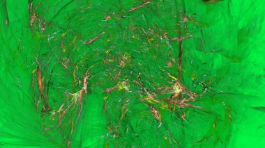 Fantezi kaotik renkli fraktal desen. Soyut Fraktal şekiller. 3D render resimde arka plan veya duvar kağıdı