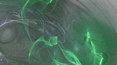 Fantezi kaotik renkli fraktal desen. Soyut Fraktal şekiller. 3D render resimde arka plan veya duvar kağıdı