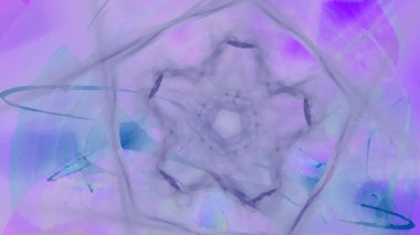 Fantezi kaotik renkli fraktal desen. Soyut Fraktal şekiller. 3D render resimde arka plan veya duvar kağıdı