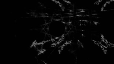 Fantezi kaotik renkli fraktal desen. Soyut Fraktal şekiller. 3D render resimde arka plan veya duvar kağıdı