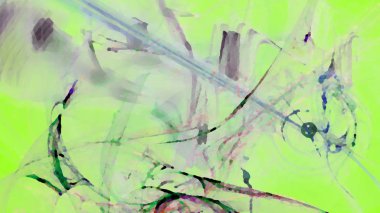 Fantezi kaotik renkli fraktal desen. Soyut Fraktal şekiller. 3D render resimde arka plan veya duvar kağıdı