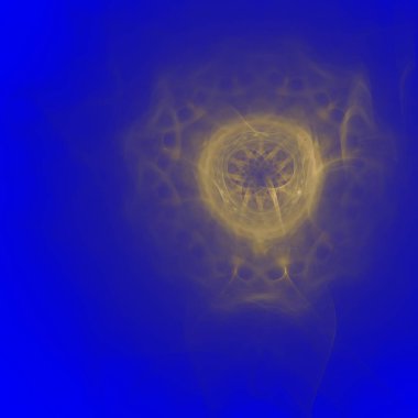 Fantezi kaotik renkli fraktal desen. Soyut Fraktal şekiller. 3D render resimde arka plan veya duvar kağıdı