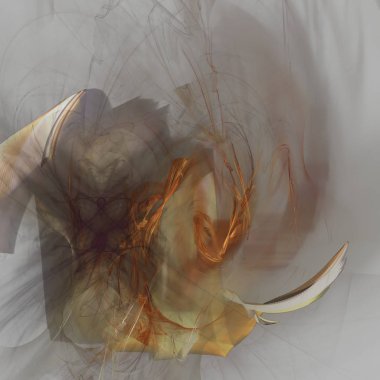 Fantezi kaotik renkli fraktal desen. Soyut Fraktal şekiller. 3D render resimde arka plan veya duvar kağıdı