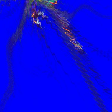 Fantezi kaotik renkli fraktal desen. Soyut Fraktal şekiller. 3D render resimde arka plan veya duvar kağıdı