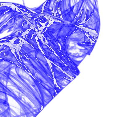 Fantezi kaotik renkli fraktal desen. Soyut Fraktal şekiller. 3D render resimde arka plan veya duvar kağıdı