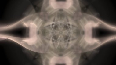 Fantezi kaotik renkli fraktal desen. Soyut Fraktal şekiller. 3D render resimde arka plan veya duvar kağıdı