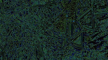 Fantezi kaotik renkli fraktal desen. Soyut Fraktal şekiller. 3D render resimde arka plan veya duvar kağıdı