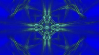 Fantezi kaotik renkli fraktal desen. Soyut Fraktal şekiller. 3D render resimde arka plan veya duvar kağıdı