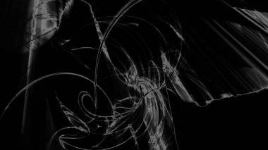 Fantezi kaotik renkli fraktal desen. Soyut Fraktal şekiller. 3D render resimde arka plan veya duvar kağıdı