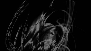 Fantezi kaotik renkli fraktal desen. Soyut Fraktal şekiller. 3D render resimde arka plan veya duvar kağıdı