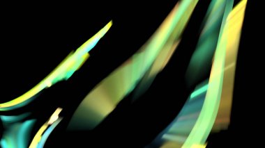 Fantezi kaotik renkli fraktal desen. Soyut Fraktal şekiller. 3D render resimde arka plan veya duvar kağıdı