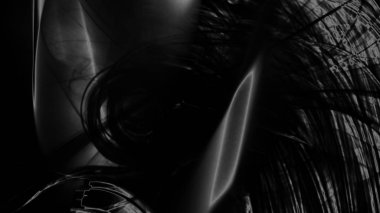 Fantezi kaotik renkli fraktal desen. Soyut Fraktal şekiller. 3D render resimde arka plan veya duvar kağıdı