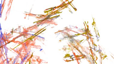 Fantezi kaotik renkli fraktal desen. Soyut Fraktal şekiller. 3D render resimde arka plan veya duvar kağıdı