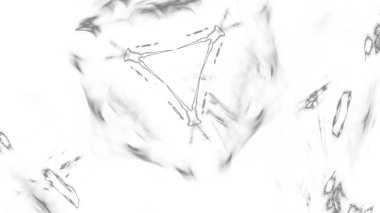 Fantezi kaotik renkli fraktal desen. Soyut Fraktal şekiller. 3D render resimde arka plan veya duvar kağıdı