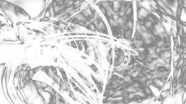 Fantezi kaotik renkli fraktal desen. Soyut Fraktal şekiller. 3D render resimde arka plan veya duvar kağıdı