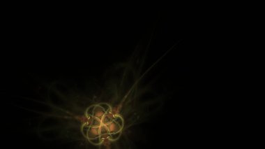 Fantezi kaotik renkli fraktal desen. Soyut Fraktal şekiller. 3D render resimde arka plan veya duvar kağıdı