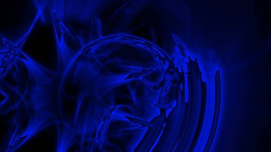 Fantezi kaotik renkli fraktal desen. Soyut Fraktal şekiller. 3D render resimde arka plan veya duvar kağıdı