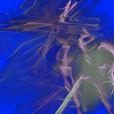 Fantezi kaotik renkli fraktal desen. Soyut Fraktal şekiller. 3D render resimde arka plan veya duvar kağıdı