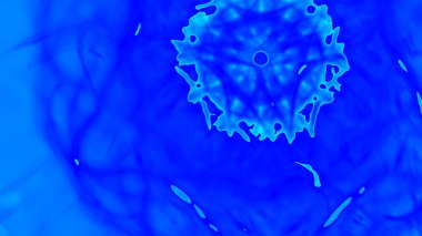 Fantezi kaotik renkli fraktal desen. Soyut Fraktal şekiller. 3D render resimde arka plan veya duvar kağıdı