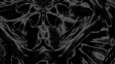 Fantezi kaotik renkli fraktal desen. Soyut Fraktal şekiller. 3D render resimde arka plan veya duvar kağıdı