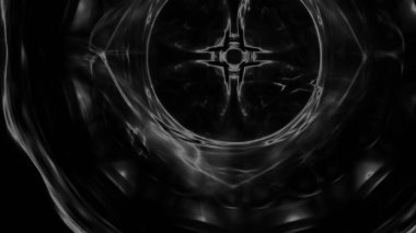 Fantezi kaotik renkli fraktal desen. Soyut Fraktal şekiller. 3D render resimde arka plan veya duvar kağıdı