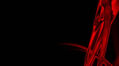 Fantezi kaotik renkli fraktal desen. Soyut Fraktal şekiller. 3D render resimde arka plan veya duvar kağıdı