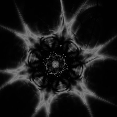 Fantezi kaotik renkli fraktal desen. Soyut Fraktal şekiller. 3D render resimde arka plan veya duvar kağıdı