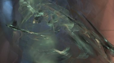 Fantezi kaotik renkli fraktal desen. Soyut Fraktal şekiller. 3D render resimde arka plan veya duvar kağıdı