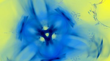 Fantezi kaotik renkli fraktal desen. Soyut Fraktal şekiller. 3D render resimde arka plan veya duvar kağıdı