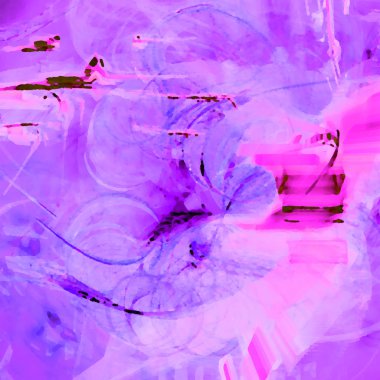 Fantezi kaotik renkli fraktal desen. Soyut Fraktal şekiller. 3D render resimde arka plan veya duvar kağıdı