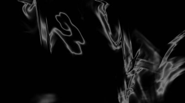 Fantezi kaotik renkli fraktal desen. Soyut Fraktal şekiller. 3D render resimde arka plan veya duvar kağıdı