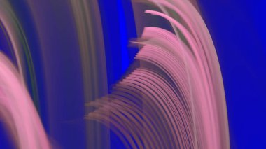 Fantezi kaotik renkli fraktal desen. Soyut Fraktal şekiller. 3D render resimde arka plan veya duvar kağıdı