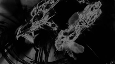 Fantezi kaotik renkli fraktal desen. Soyut Fraktal şekiller. 3D render resimde arka plan veya duvar kağıdı