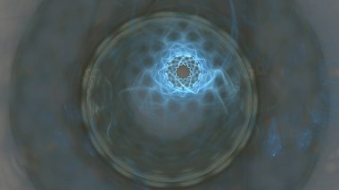 Fantezi kaotik renkli fraktal desen. Soyut Fraktal şekiller. 3D render resimde arka plan veya duvar kağıdı